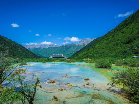 四川黄龙风景区