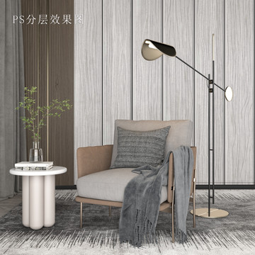 ps分層現(xiàn)代輕奢室內(nèi)效果圖模型