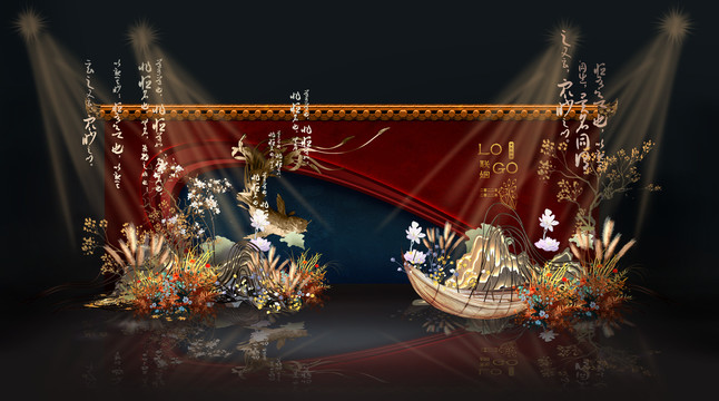 中式婚禮新中式婚禮效果圖