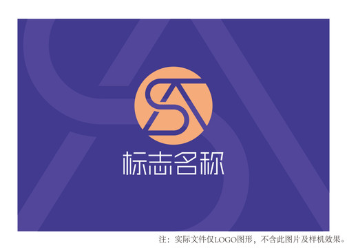 SA字母logo设计