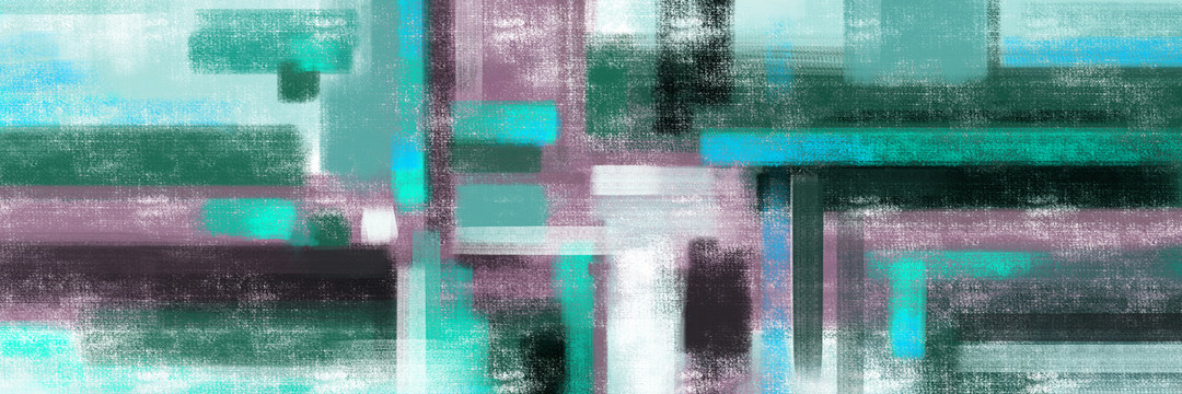 復(fù)古手繪抽象畫(huà)