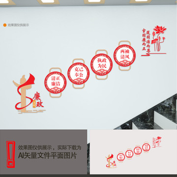 廉政樓梯文化墻