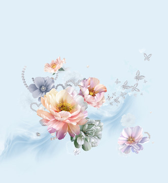 手繪花