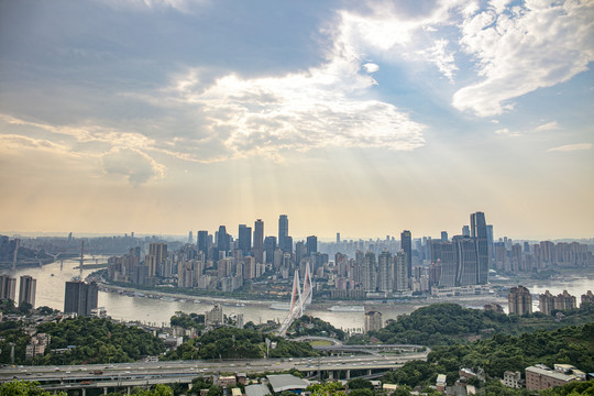 渝中半岛全景