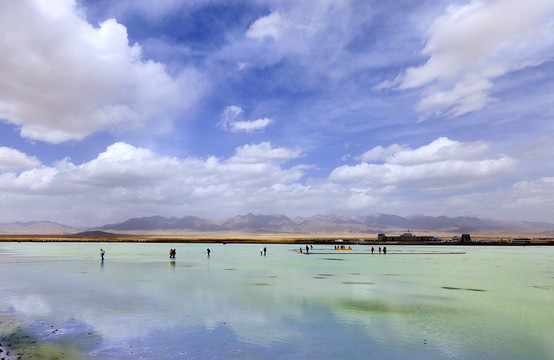 青海茶盐湖景观