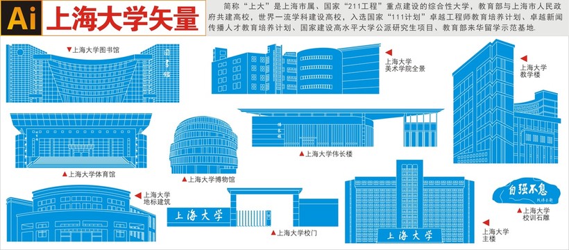 上海大学地标建筑