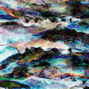 抽象山水
