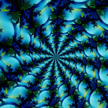 立體分形底紋背景