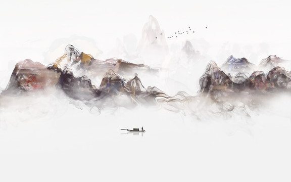 新中式山水