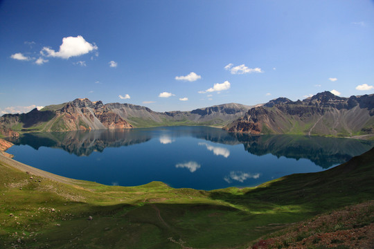 长白山西坡天池