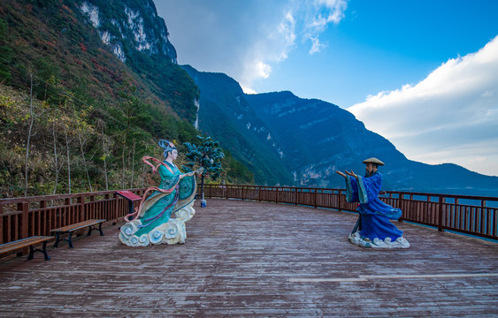 重庆巫山三峡神女