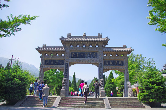 河南登封少林寺景区