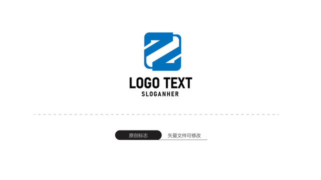 Z字母logo设计