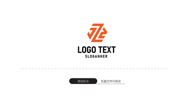 JZ字母logo设计