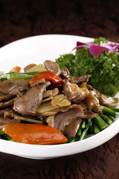 杏鮑菇炒牛肉