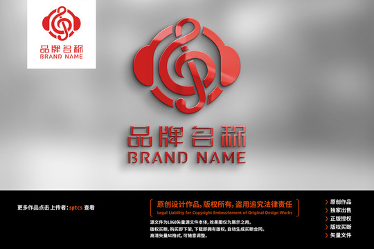 音乐声乐艺术logo设计