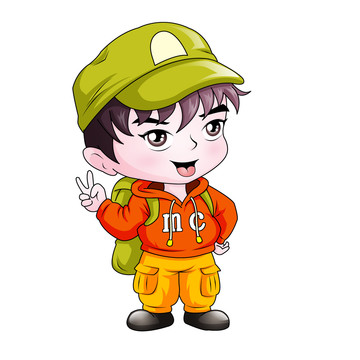 潮男卡通設(shè)計(jì)