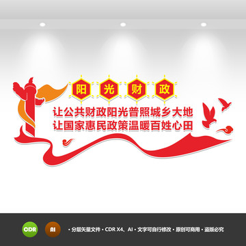 陽光財政文化墻