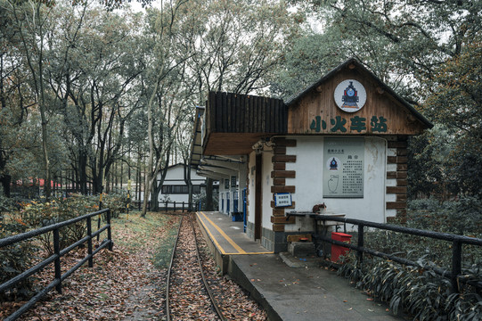上海共青森林公园小火车站