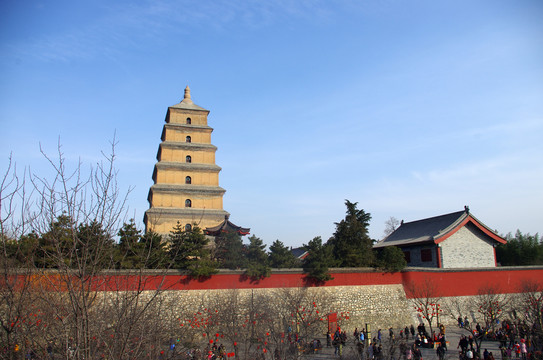 陕西西安大雁塔大慈恩寺