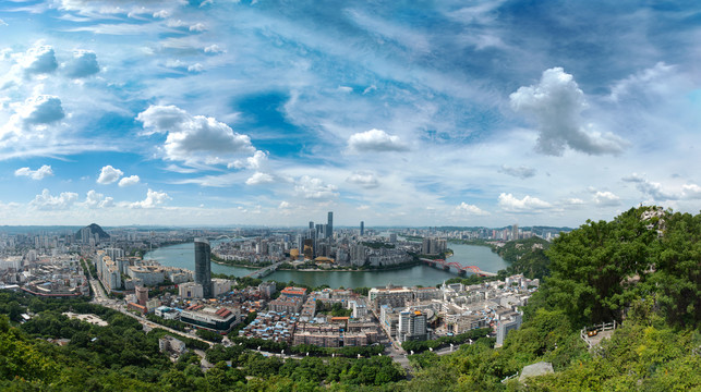 广西柳州市高清全景图