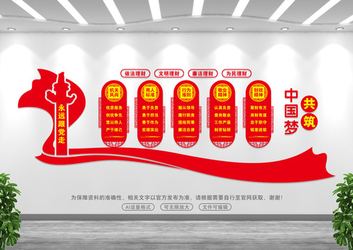 財(cái)政局文化墻