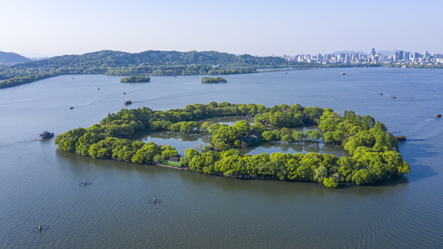 杭州西湖小瀛洲岛