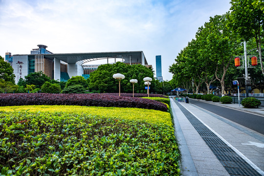 南京图书馆建筑景观