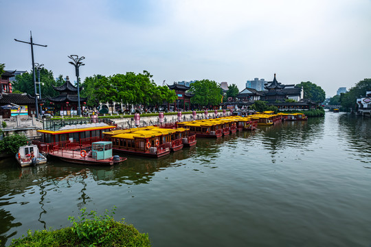 南京夫子庙秦淮河风光带景观