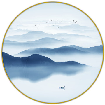 新中式山水畫