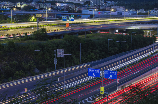 深圳立交桥夜景