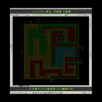 迷宫CAD平面图