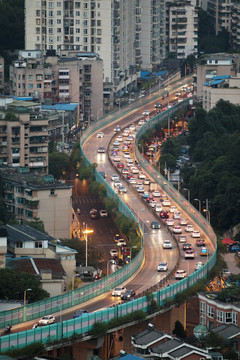 观山东路与宝山北路衔接高架桥