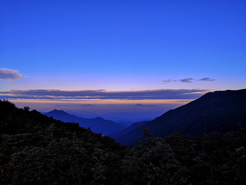 大山傍晚风光