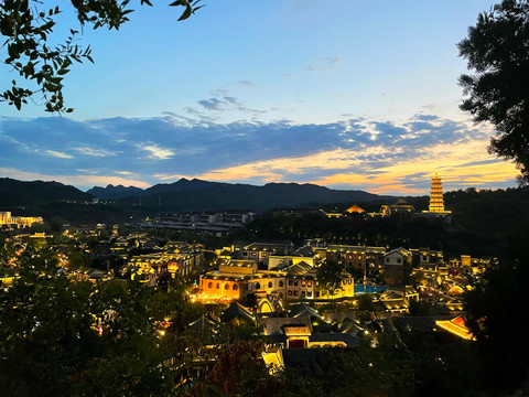 古北水镇夜景