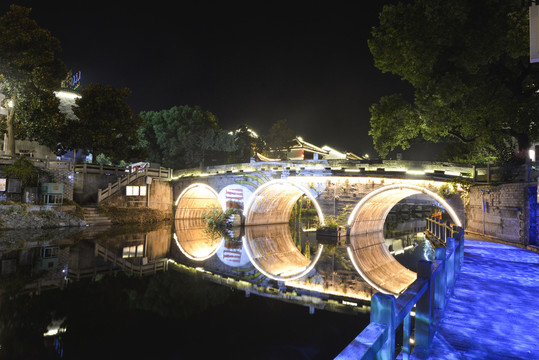 三河古镇夜景