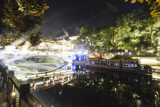 三河古镇夜景