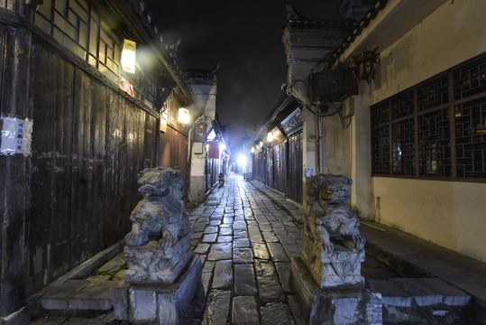 三河古镇夜景