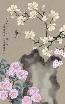 中式國畫花鳥畫