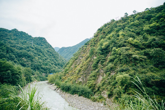 四川绵阳汶川高山风光