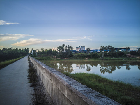 晨跑风景