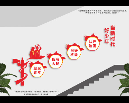團員樓梯文化墻