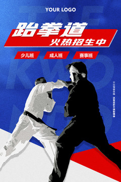 跆拳道海报