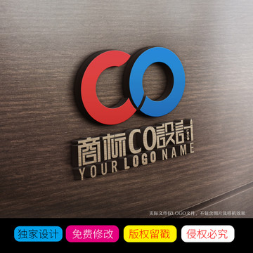 CO字母LOGO标志设计