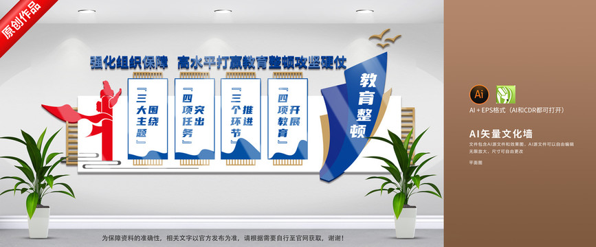 教育整頓文化墻
