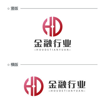 字母HD標(biāo)志設(shè)計(jì)