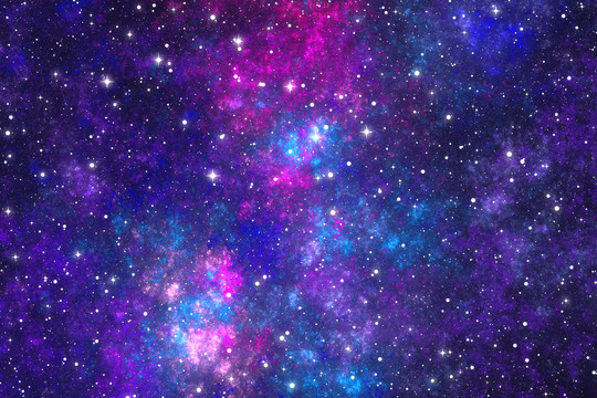 藍色唯美星空背景