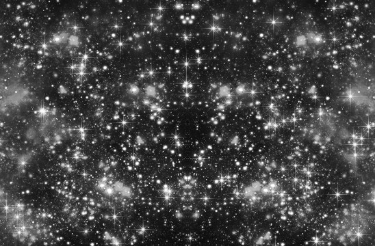灰度星空