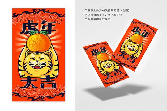 虎年國潮新年賀圖