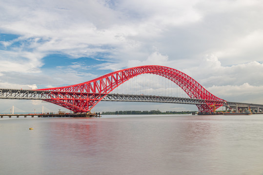 广州南沙明珠湾大桥全景